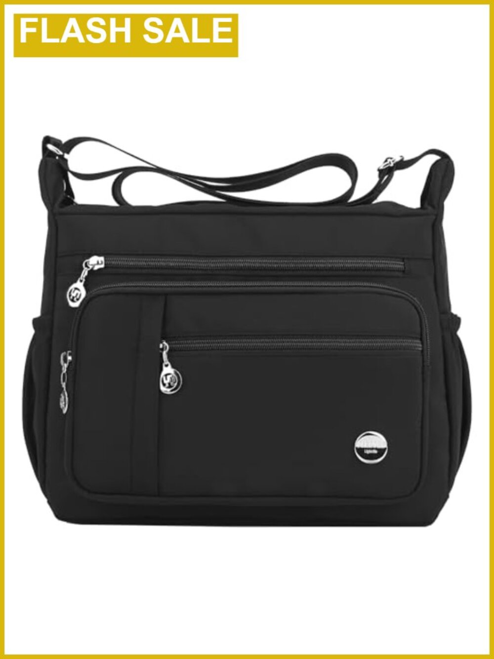 Women's Nylon Satchel Handbag Crossbody Shoulder Bag Multiple Pockets Top
